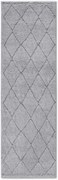 Dywan nowoczesny 3D Elle Collection Gallery Romby szary 80 cm x 240 cm