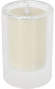 Świeca led w szkle, kolor kremowy