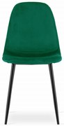 Krzesło COMO - ciemna zieleń aksamit x 1