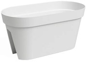 Wisząca skrzynka na kwiaty na balustradę z plastiku z recyklingu 60 cm Capri – Artevasi