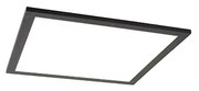 Nowoczesna lampa sufitowa czarna w komplecie z LED 40 cm - Liv