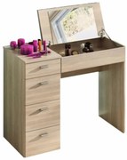 Toaletka Belina, dąb sonoma, 90 x 42 x 83 cm