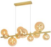 Brilagi - LED Żyrandol na lince MILLA 10xG9/3W/230V złoty