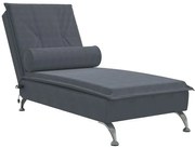 Nowoczesna ciemnoszara leżanka do spania R3-E89