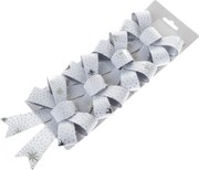 Ozdoba świąteczna Wstążki, gwiazdki, zestaw 4 szt., 10 x 16 cm