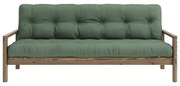 Zielona rozkładana sofa 205 cm Knob – Karup Design