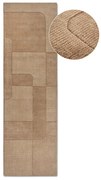 Beżowy wełniany chodnik tkany ręcznie 80x250 cm Charlotte – Villeroy&amp;Boch