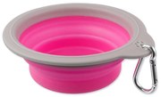 Plastikowa miska podróżna dla psów ø 15 cm Dog Fantasy – Plaček Pet Products