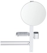 Lustro z półką/z wieszakiem ścienne ø 33 cm ALU+ – Ideal Standard