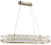 LED ściemnialna lampa wisząca na lince ENRIQUE LED/50W/230V 3000-6000K + pilot zdalnego sterowania