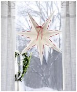 Biała świąteczna dekoracja świetlna Star Trading Vira, ø 60 cm