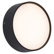 Nowoczesna lampa ścienna zewnętrzna czarna z LED IP65 - Dop