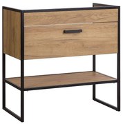 Szafka łazienkowa pod umywalkę stojąca dąb craft W6-A92