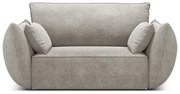 Jasnoszary fotel Vanda – Mazzini Sofas