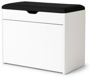 Szafka na buty z siedziskiem i wysuwanymi półkami VAULT, 57 x 30 x 53 cm