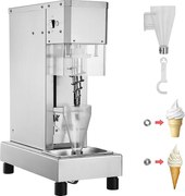 Mieszarka do Lodu SucceBuy 750 W Mieszarka do Lodu Mieszadło, Shaker do Lodu ze Stali Nierdzewnej 304 z Długą Rękojeścią i Ochroną PC