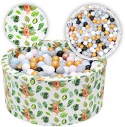 Suchy Basen Z Kulkami 90x40 - Leniwiec - 200 Kulek