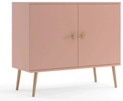 Różowa komoda w stylu skandynawskim L5-G03