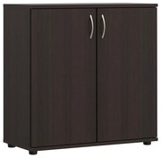 Minimalistyczna Komoda Biurowa Z Drzwiczkami Wenge L1-K53