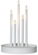 Biała dekoracja świetlna ø 32 cm Deco – Star Trading