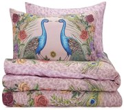Różowa pościel dwuosobowa z satyny bawełnianej 230x220 cm Xanadu Peacock – Matthew Williamson