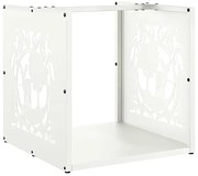 Stojak na drewno opałowe biały S9-Z91