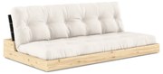 Kremowa rozkładana sofa 196 cm Base – Karup Design