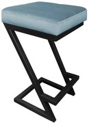 Hoker niski ZAZU BL VELVET szary ATOS