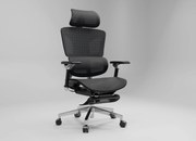 Ergonomiczny fotel biurowy Ergo Optimus Plus czarny z zaawansowanymi regulacjami dla najwyższego komfortu pracy - regulowane oparcie, podłokietniki 5D, podnóżek. Zapewnia idealne dostosowanie do indywidualnych potrzeb użytkownika.