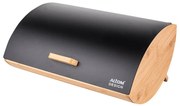 Altom Chlebak Bamboo, 35 x 25 x 15,5 cm, czarny