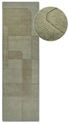 Zielony wełniany chodnik tkany ręcznie 80x250 cm Charlotte – Villeroy&Boch