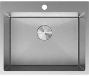 Mexen Solix zlewozmywak stalowy 1-komorowy 600 x 500 mm, inox HC - 6408601000-01HC