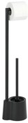 Stojak na szczotkę do WC i papier toaletowy AVOLA BLACK, WENKO