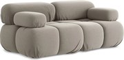 Modułowa sofa 2-osobowa - z tkaniny welwetowej - kreci - LOKUA