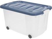 Pojemnik na kółkach, 60 x 39 x 32 cm, niebieski