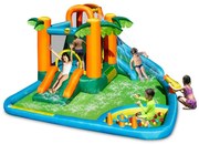 DMUCHANIEC ZJEŻDŻALNIA WODNA DLA DZIECI WYSPA 7W1