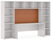 Tylna ścianka za biurko INTEGRO, czereśnia