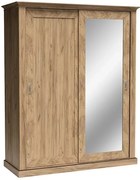 Przesuwna szafa w kolorze kraft złoty L5-N34