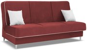 Czerwona rozkładana wersalka z funkcją spania T5-D80
