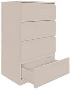 Komoda BASIC 4 szuflady – Kaszmir | 61x97x40 cm