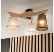 Brilagi - LED  Żyrandol natynkowy ANTHONY 3xE14/40W/230V dąb