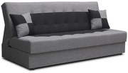 Wersalka rozkładana popielaty + czarny P6-C19