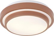 Nowoczesna lampa sufitowa Sienna z białym kloszem 34 cm IP44 - Walden