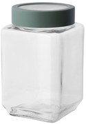 Altom Szklany pojemnik z pokrywką 700 ml, zielony, 700 ml