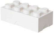 Biały plastikowy pojemnik dziecięcy 20x10x7 cm – LEGO®