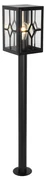 Zewnetrzna Klasyczna lampa stojąca zewnętrzna czarna 100 cm IP44 - Dover klasyczny/Antyczny Oswietlenie zewnetrzne