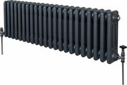Tradycyjny grzejnik 3-kolumnowy - 300 x 1012 mm - antracytowy szary