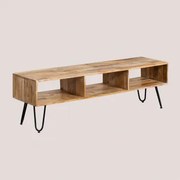 Szafka Rtv 140x35 Cm Z Drewna Mango Dugan Drewno Mango - Sklum