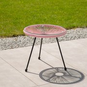 Stolik żyłkowy Arthur 48 cm różowy PATIO