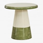 Marcela Okrągły Stolik Boczny Z Żelaza Ø50 Cm - Sklum